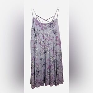 Torrid Purple Floral A-Line Dress